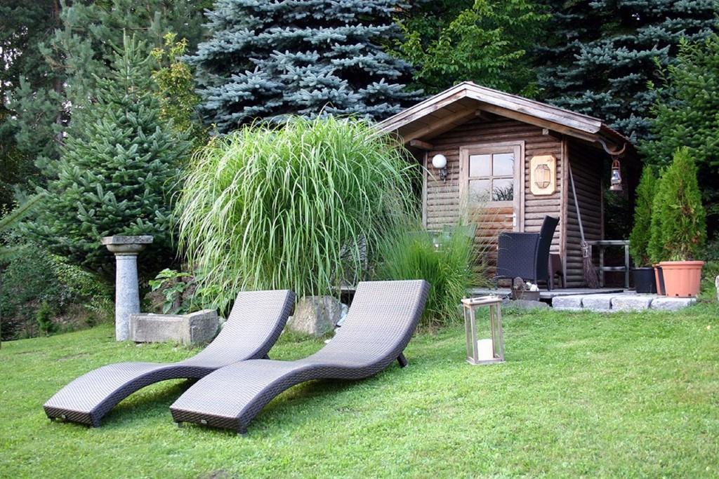 Chalets in der Forststraße Miltach Exterior foto